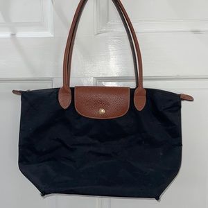 LONG champ bag, used condition BLACK
